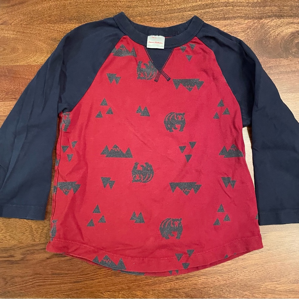 Hanna Andersson Long-Sleeve Cotton T-shirts - size 4